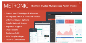 Metronic v3.7 - Responsive Admin Dashboard Template
