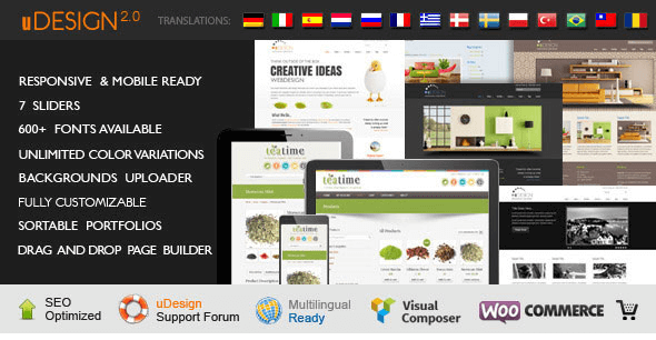 U-Design v2.7.4 - Themeforest WordPress Theme