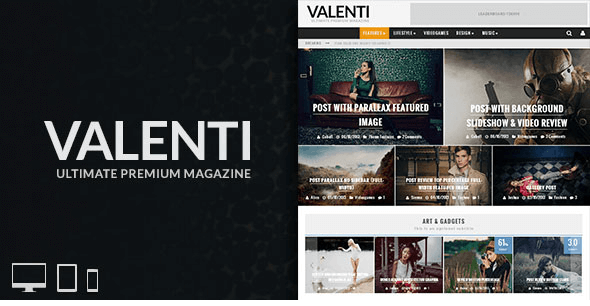 Valenti v4.0 - WordPress HD Review Magazine News Theme