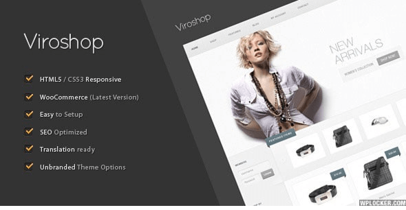 Viroshop v3.3 - A Modern Responsive WooCommerce Theme