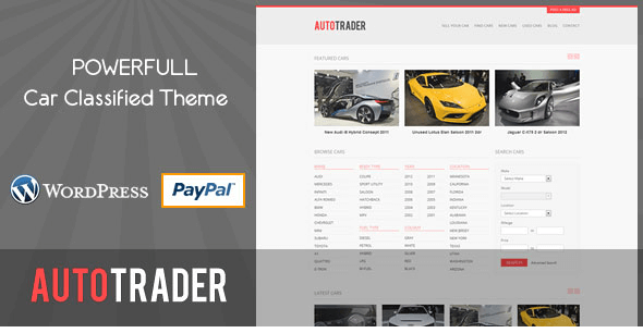 Autotrader - Car Classified Theme