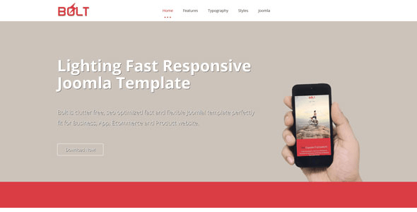Bolt - Joomlaxpert Lightning Fast Joomla Template