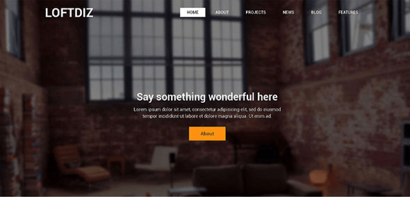 Loftdiz - Creativemarket Premium WordPress Theme