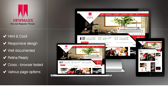 New Maxx v1.0.9 - Themeforest WordPress blog theme