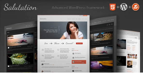 Salutation v3.0.4.4 - Themeforest Responsive WP + BuddyPress