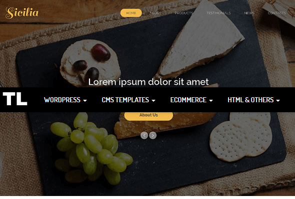 Sicilia - Creativemarket Responsive One Page Theme