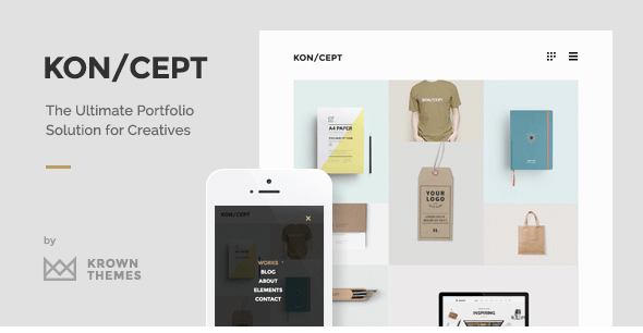 KON/CEPT - A Portfolio Theme for Creative People