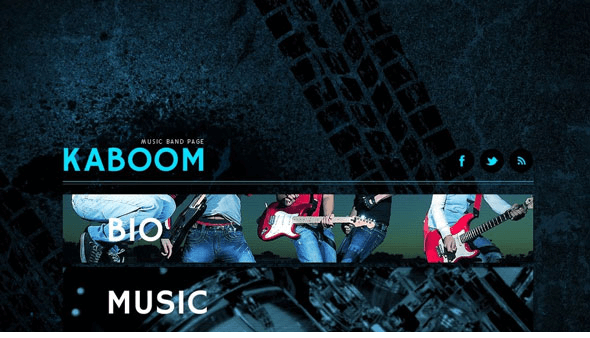 Music Band - Templatemonster Website Template