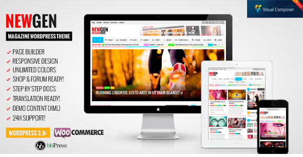 Newgen v1.5 - Responsive News/Magazine WordPress Theme
