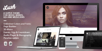 Lush v2.2.7 - Music Band & Musician WordPress Theme