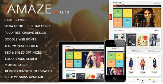 Amaze - Responsive Multipurpose Magento theme