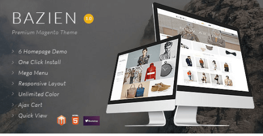 Bazien - Themeforest Premium Magento Theme