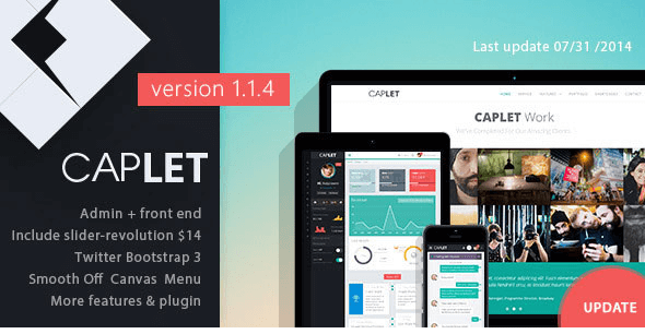 Caplet - Themeforest Admin Responsive HTML Theme