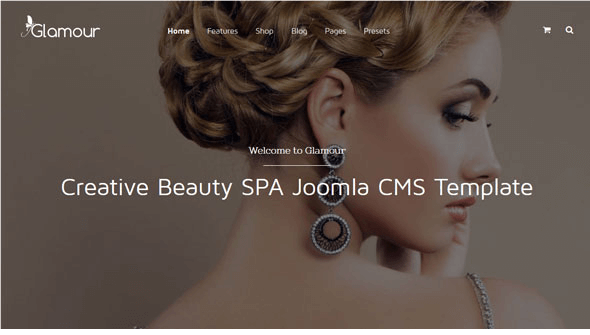 Glamour - Joomshaper Fashion & Beauty Joomla Template
