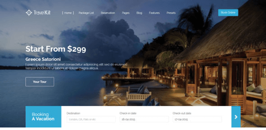 Travel Kit - Joomshaper Multipurpose Travel Template