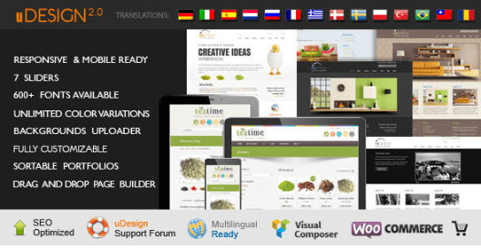 U-Design v2.7.7 - Themeforest WordPress Theme
