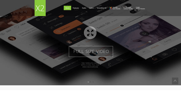 X2 - Joomlaplates Joomla Template