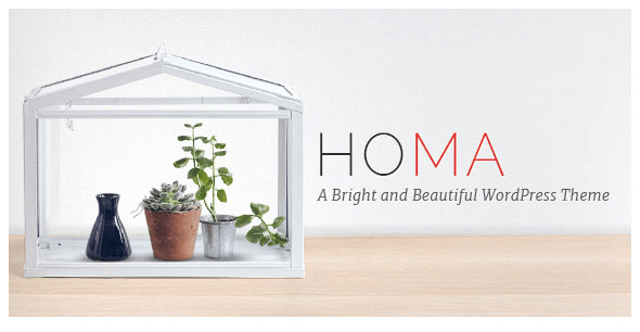 Homa - A Bright and Beautiful WordPress Theme