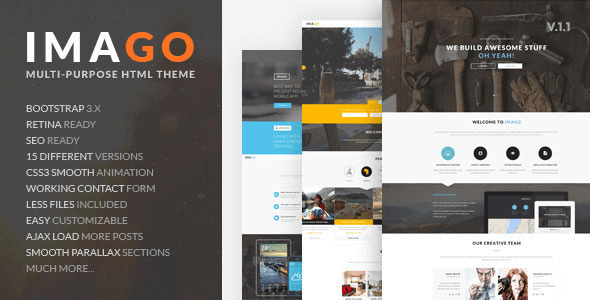 Imago - Themeforest Multipurpose HTML5 Template
