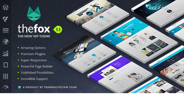 TheFox v1.20 - Responsive Multi-Purpose WordPress Theme