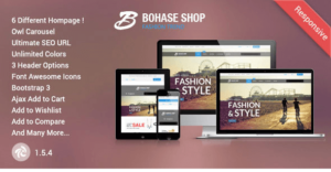 Bohase - Responsive Zen cart Theme