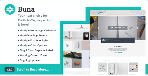 Buna - Your Next Agency/Portfolio HTML Template
