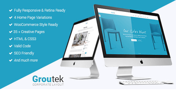 Groutek - Creative Multipurpose Website Template
