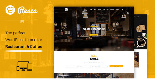 Resca - WordPress Restaurant & Cafe Theme