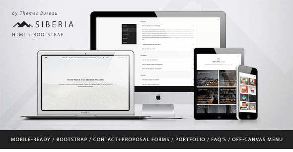 Siberia - Multipurpose Bootstrap Template