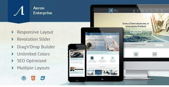 Aeron v3.0.2 - Premium Responsive Corporate Theme