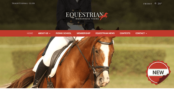 Equestrian v4.1.1 - Horses & Stables WordPress Theme