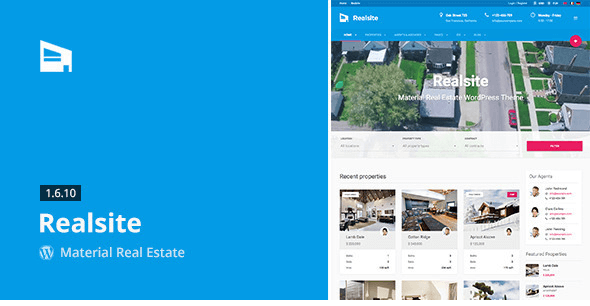 Realsite v1.7.0 - Material Real Estate WordPress Theme