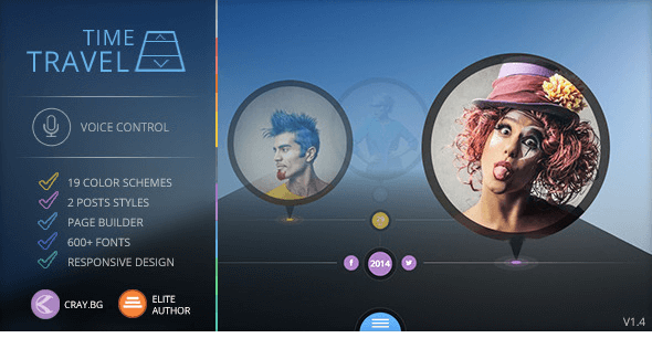 Time Travel v1.8 - Timeline WordPress Theme