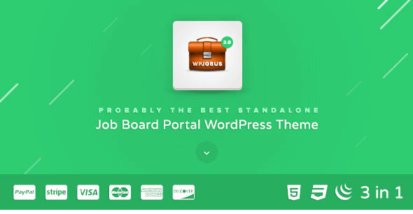 WPJobus v2.0.10 - Job Board and Resumes WordPress Theme