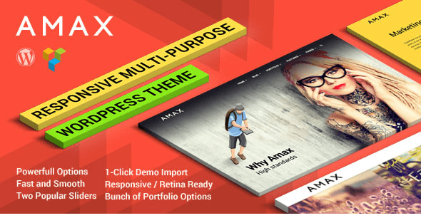 Amax v1.1.1 - Responsive Multi-Purpose WordPress Theme