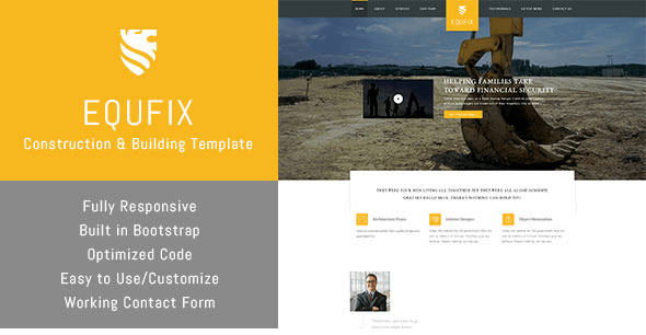 Equfix - Building & HTML Template