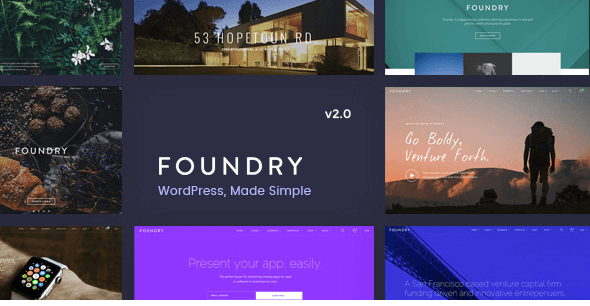 Foundry v2.0.4 - Multipurpose, Multi-Concept WP Theme