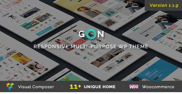 Gon v1.1.9 - Responsive Multi-Purpose WordPress Theme