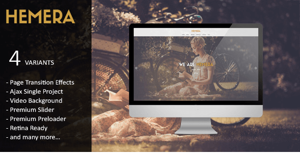 Hemera - Responsive Unique HTML 5 Template