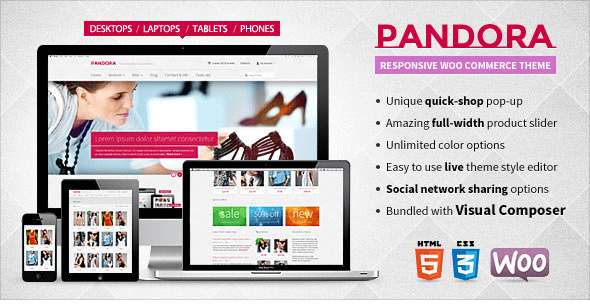 Pandora v1.1.23 - Responsive WooCommerce HTML5 Theme