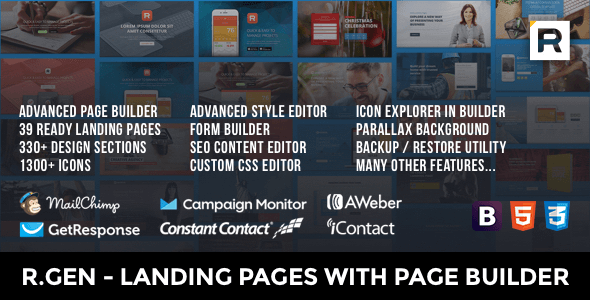 RGen Landing Page with Page Builder v2.06