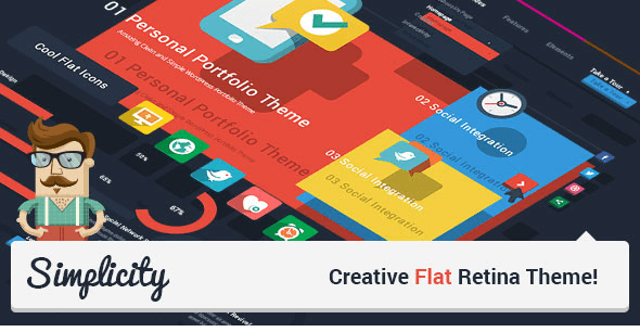 Simplicity v1.6.1 - Creative Flat Retina Theme