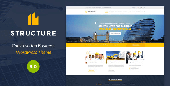 Structure v3.1.10 - Construction WordPress Theme