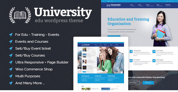 University v2.0.15 - Education, Event and Course Theme
