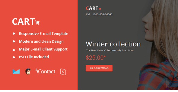 Cart Mail - Responsive E-mail + Online Access