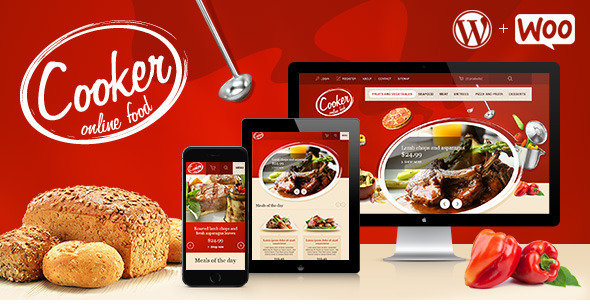 Cooker v3.0.0 - Online Restaurant, Food Store