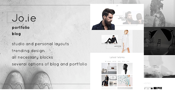 Jo.ie - Personal/Studio Multipurpose Portfolio and Blog PSD Theme