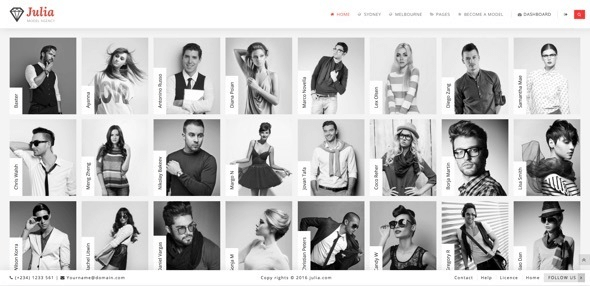 Julia v1.5.1 - Talent Management WordPress Theme