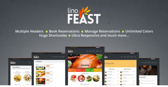 LinoFeast v6.0.0 - Restaurant Responsive Wordpress Theme