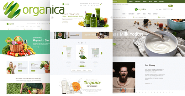 Organica v1.0 - Organic, Beauty, Natural Cosmetics, Food, Farn and Eco WordPress Theme